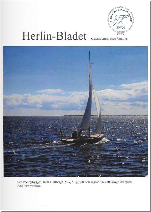 Framsidan av Herlinbladet sommaren år 2020